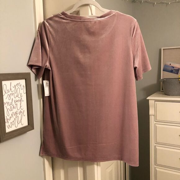 OLD Navy Pink Suede Shirt - S - Picture 3 of 5